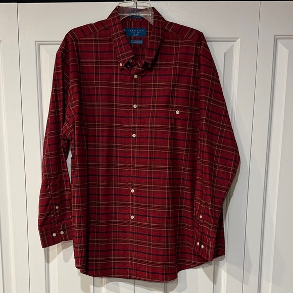Towncraft Red and Black Plaid Men's Shirt XL - Picture 2 of 11